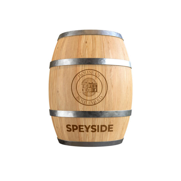 House of Boulevard Speyside whisky cask representing single malt matured in oak cask with rich fruit character and structured profile